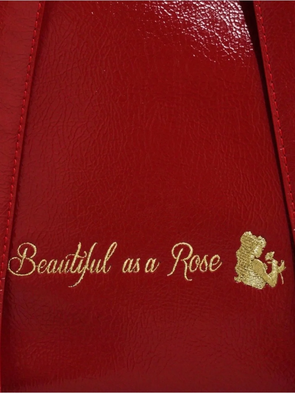 Danielle Nicole Disney Red Rose Beauty and the Beast Backpack - Picture 4 of 10
